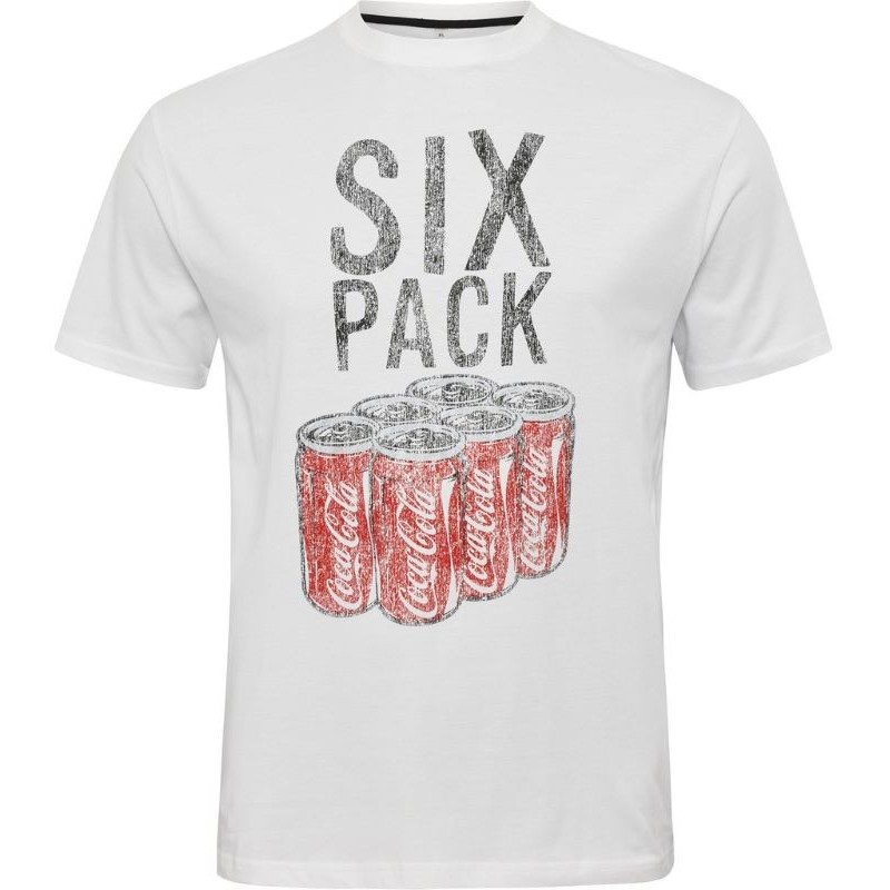 T-shirt Taglie Forti North 564 in cotone girocollo più lunga bianca T-shirt Taglie Forti North 564 in cotone girocollo più lunga bianca