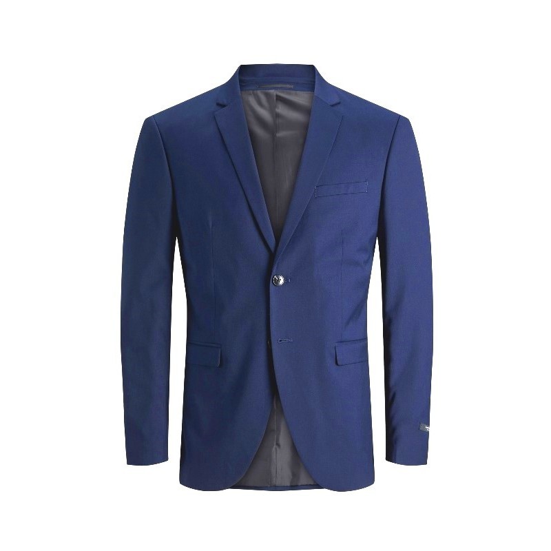 Giacca taglie forti uomo jack jones drop 4 colore blu estiva Giacca taglie forti uomo jack jones drop 4 colore blu estiva