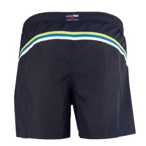 Costume Taglie forti Maxfort mare, con lunghezza al ginocchio e retina interna nel colore blu