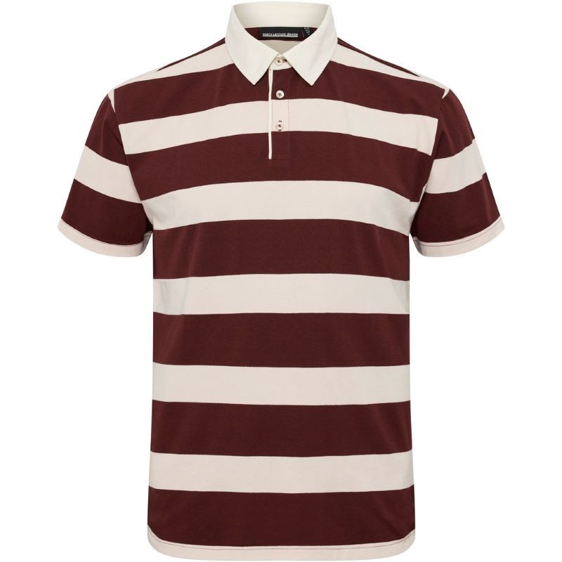 polo taglie forti in cotone manica corta a fasce north 564 bordo polo taglie forti in cotone manica corta a fasce north 564 bordo