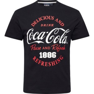 T-shirt Taglie Forti uomo North 564 manica corta in cotone girocollo con stampa coca cola