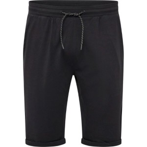 pantaloncino taglie forti in tuta con elastico in vita north colore nero