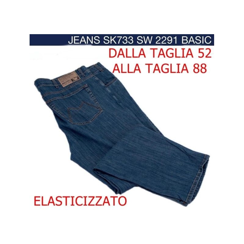 jeans taglie forti uomo